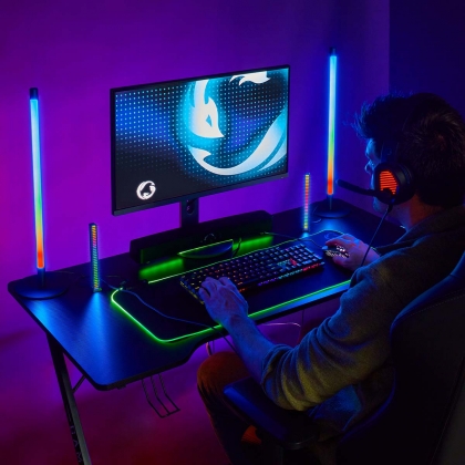 Gaming Muis | Bedraad | 800 / 1200 / 2400 / 3200 / 4800 / 7200 dpi | Instelbare DPI | Aantal knoppen: 7 | Programmeerbare knoppen | Rechtshandig | 1.50 m | RGB