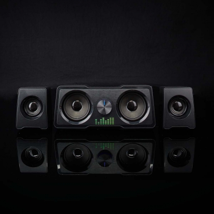 Gaming Speaker | Speaker-kanalen: 2.2 | USB Gevoed | 3,5 mm Male | 48 W | LED | Volumebediening