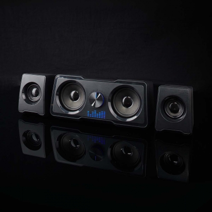 Gaming Speaker | Speaker-kanalen: 2.2 | USB Gevoed | 3,5 mm Male | 48 W | LED | Volumebediening