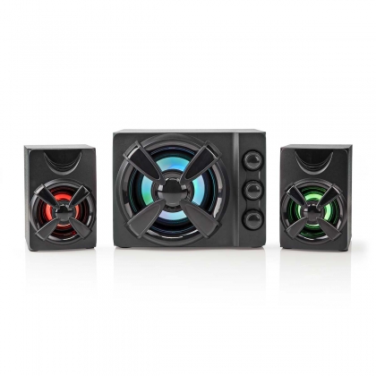 Gaming Speaker | Speaker-kanalen: 2.1 | USB Gevoed | 3,5 mm Male | 33 W | LED | Volumebediening