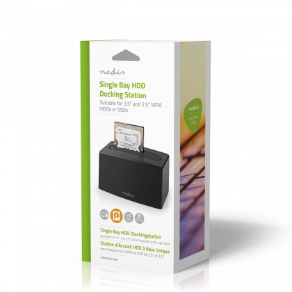 Docking Station voor Harde Schijf | USB 3.2 Gen1 | USB Type-A | 1 Schijf | 2.5 / 3.5 " | USB 3.2 Gen1 | Docking | Desktop