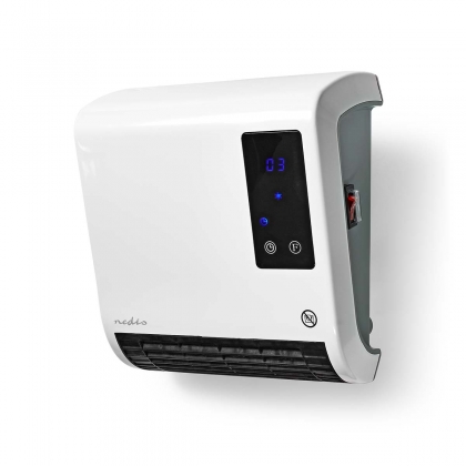 Badkamer verwarming | 2000 W | Instelbare thermostaat | 2 Verwarmingsmodi | IP22 | Afstandsbediening | Wit