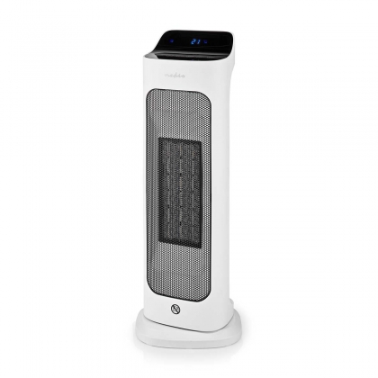 SmartLife keramische PTC-ventilatorkachel | Wi-Fi | 2000 W | 2 Warmte Standen | Zwenkfunctie | Display | 10 - 49 °C | Android™ / IOS | Wit