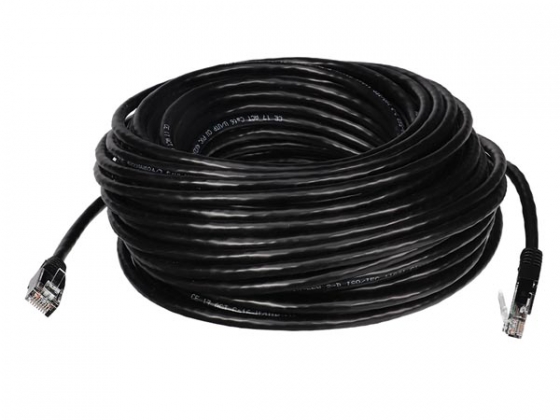 UTP-KABEL - CAT 6 - 8P8C-STEKKER / 20m / black / m-m