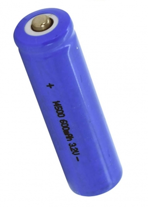 ICR14500 3.2V LiFePo4 600mah unprotected