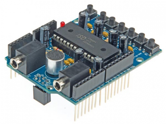 AUDIO-OPNAME SHIELD VOOR ARDUINO®