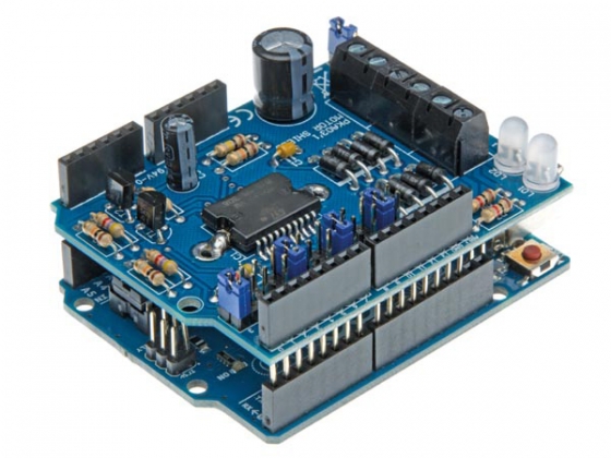 MOTOR & POWER SHIELD VOOR ARDUINO®