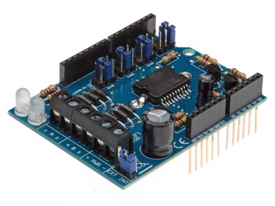 MOTOR & POWER SHIELD VOOR ARDUINO®