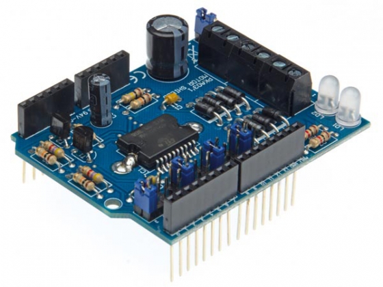 MOTOR & POWER SHIELD VOOR ARDUINO®