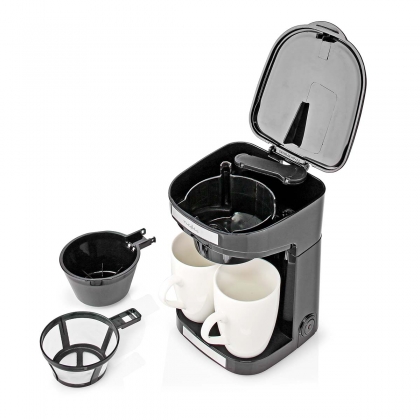 Koffiezetapparaat | Filter Koffie | 0.25 l | 2 Kopjes | Zwart