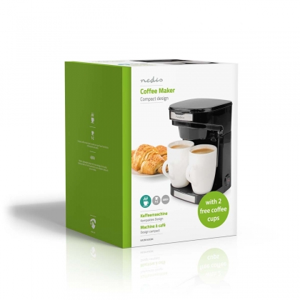 Koffiezetapparaat | Filter Koffie | 0.25 l | 2 Kopjes | Zwart