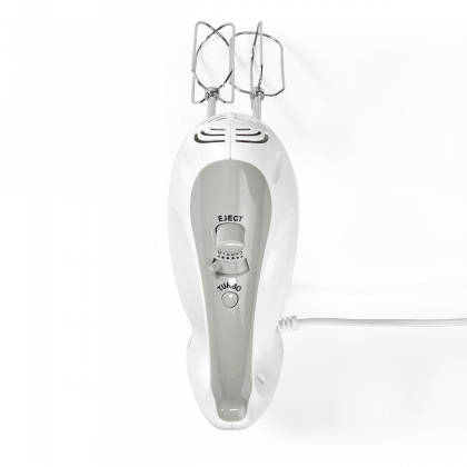 Handmixer | 200 W | 5-Snelheden | Turbo-functie | 2 Deeghaken / 2 Kloppers | Grijs / Wit