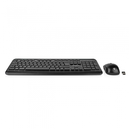 Muis en Toetsenbord - Set | Draadloos | Muis- en toetsenbordverbinding: USB | 800 / 1200 / 1600 dpi | Instelbare DPI | AZERTY | Frans