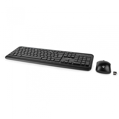 Muis en Toetsenbord - Set | Draadloos | Muis- en toetsenbordverbinding: USB | 800 / 1200 / 1600 dpi | Instelbare DPI | AZERTY | Frans