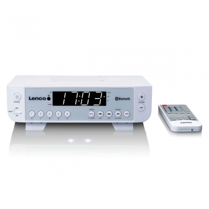 FM-keukenradio met Bluetooth® LED-verlichting en timer Wit