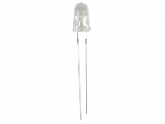 WITTE LED 5 mm - TRANSPARANT