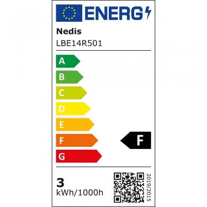 LED-Lamp E14 | R50 | 2.8 W | 250 lm | 2700 K | Warm Wit | Doorzichtig | 1 Stuks