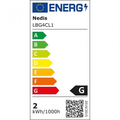 LED Lamp G4 | 1.5 W | 120 lm | 2700 K | Warm Wit | Aantal lampen in verpakking: 1 Stuks