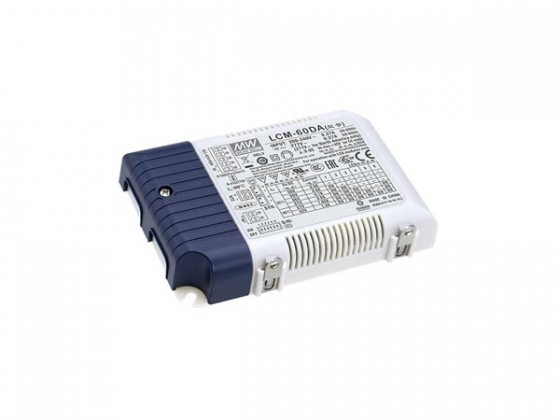 AC-DC MULTISTAGE DIMMABLE met DALI LED DRIVER - CONSTANTE STROOM - 60 W - selecteerbare uitgangsstroom met PFC