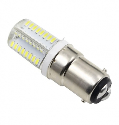 LED buislamp 3W Ba15s 230V 6500K helder daglicht niet dimbaar