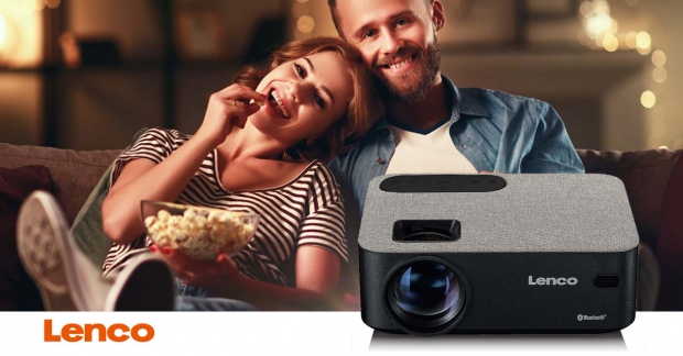 HD 720P LCD Projector met Bluetooth Grijs