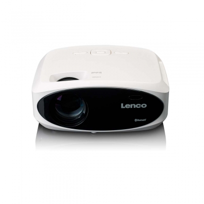 Full HD 1080P LCD-projector met Bluetooth Wit