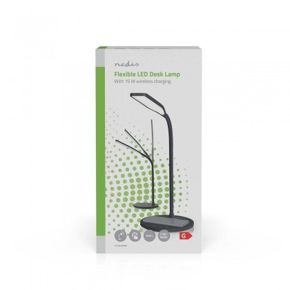 LED-Lamp met Draadloze Lader | Dimmer - Op Product | LED / Qi | 15 W | Met dimfunctie | Koel Wit / Natuurlijk Wit / Warm Wit | 2700 - 6500 K