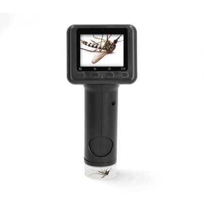 Microscope Camera | Maximum battery play time: 5 hrs | Built-in microphone | 1080P | up to 48MP | 2”Inch Screen | Black