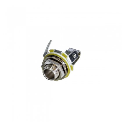 Monoconnector 6.35 mm Female Zilver