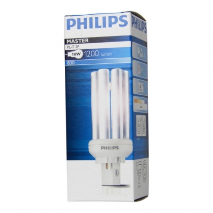 Philips MASTER PL-T 18W - 830 Warm Wit 2-Pin