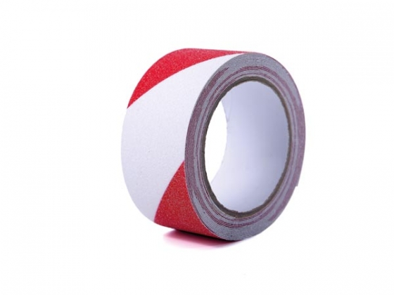 Reflecterende tape 5cm x 10m - Rood/Wit