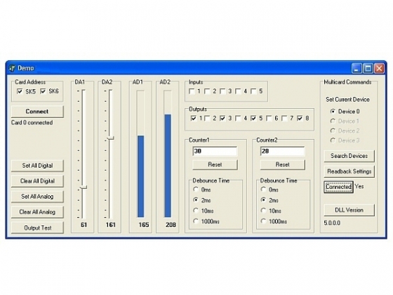 USB EXPERIMENTEER INTERFACEKAART