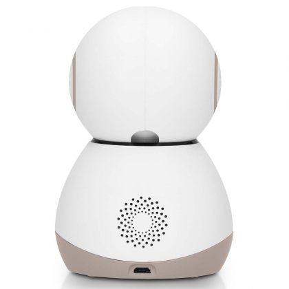 Wi-Fi-babyfoon met camera Wit/Taupe