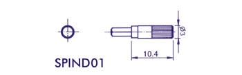 SPINDEL 3mm (ZWART)