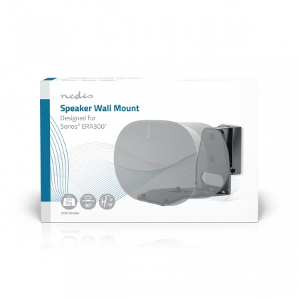 Speakerbeugel | Geschikt voor: Sonos® Era300 | Wand | 5 kg | Kantelbaar / Zwenken | Kantelbaar | Draaibaar | ABS / Metaal | Zwart