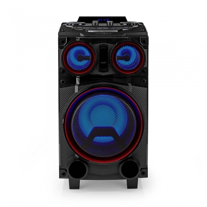 Bluetooth® Party Speaker | Maximale batterijduur: 6.5 uur | 120 W | Handgreep | Feestverlichting | Equalizer | Zwart