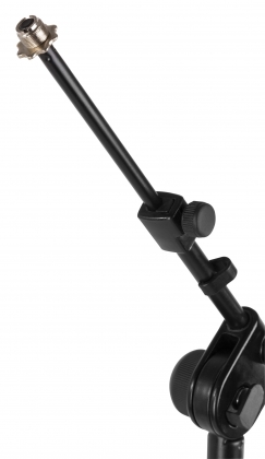 MS20 MICROPHONE STAND + BOOM HQ BLACK