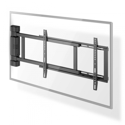 Motorised TV Wall Mount | 32 - 75 " | Maximum supported screen weight: 50 kg | Rotatable | Minimum wall distance: 56 mm | Remote controlled | ABS / Steel | Black