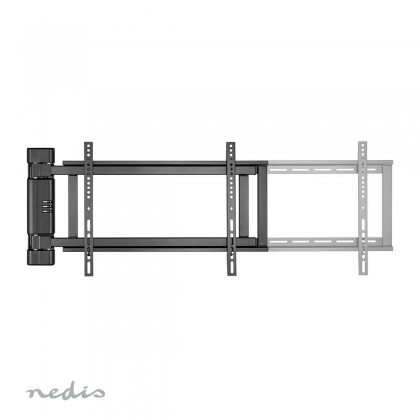 Motorised TV Wall Mount | 32 - 75 " | Maximum supported screen weight: 50 kg | Rotatable | Minimum wall distance: 56 mm | Remote controlled | ABS / Steel | Black