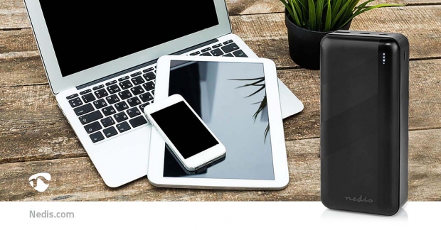 Powerbank | 32000 mAh | 2.4 / 3.0 / 3.25 A | Outputs: 2 | Output: 1x USB-A / 1x USB-C™ | Inputs: 1x Micro USB / 1x USB-C™ | PD3.0 45W / PD3.0 65W | Lithium-Polymeer