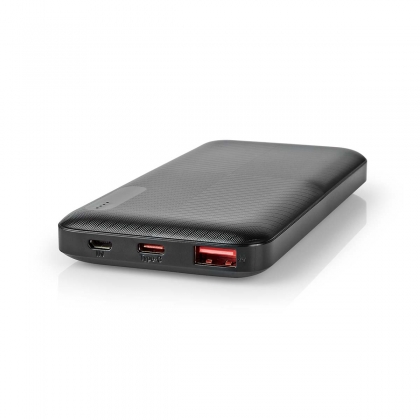 Powerbank | 10000 mAh | 1.5 / 2.0 / 3.0 A | Outputs: 2 | Output: 1x USB-A / 1x USB-C™ | Inputs: 1x Micro USB / 1x USB-C™ | PD2.0 18W | Lithium-Polymeer