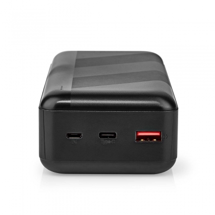 Powerbank | 30000 mAh | 1.5 / 2.0 / 3.0 A | Outputs: 2 | Output: 1x USB-A / 1x USB-C™ | Inputs: 1x Micro USB / 1x USB-C™ | PD3.0 20W | Lithium-Polymeer