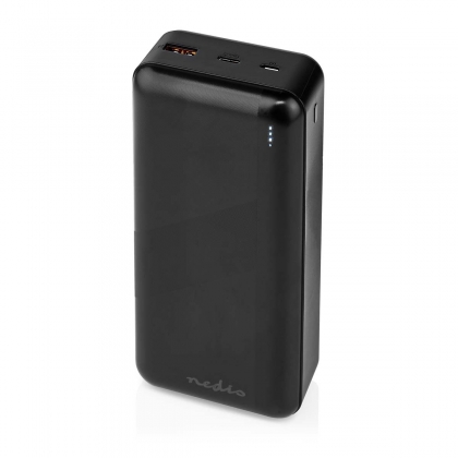 Powerbank | 30000 mAh | 1.5 / 2.0 / 3.0 A | Outputs: 2 | Output: 1x USB-A / 1x USB-C™ | Inputs: 1x Micro USB / 1x USB-C™ | PD3.0 20W | Lithium-Polymeer