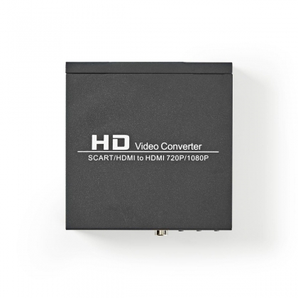 HDMI™-Converter | Scart Female | HDMI™ Output / 1x 3,5 mm Audio-Out / 1x Digitale Audio | 1-weg | 1080p | 1.65 Gbps | Aluminium | Antraciet