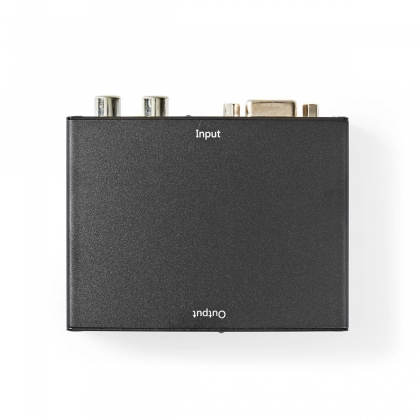 HDMI™-Converter | VGA Female / 2x RCA Female | HDMI™ Output | 1-weg | 1080p | 1.65 Gbps | Aluminium | Antraciet