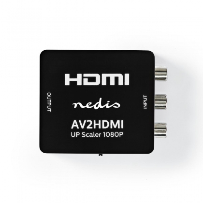 HDMI™-Converter | 3x RCA Female | HDMI™ Output | 1-weg | 1080p | 1.65 Gbps | ABS | Antraciet