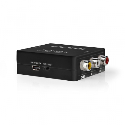 HDMI™-Converter | 3x RCA Female | HDMI™ Output | 1-weg | 1080p | 1.65 Gbps | ABS | Antraciet