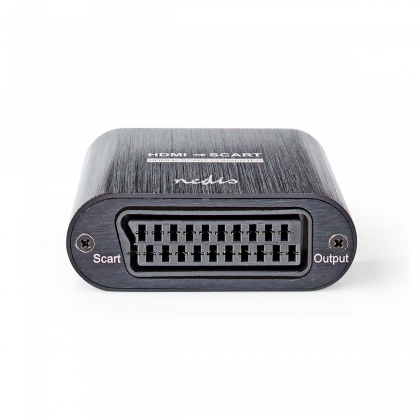 HDMI™-Converter | HDMI™ Input | Scart Female | 1-weg | 480i | 18 Gbps | Metaal | Antraciet