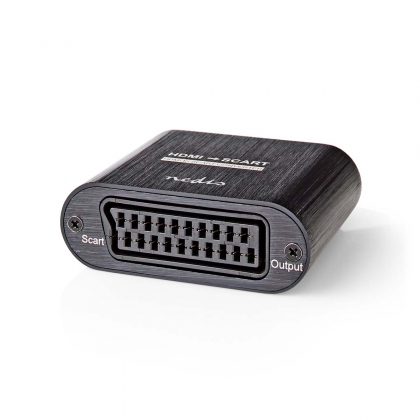 HDMI™-Converter | HDMI™ Input | Scart Female | 1-weg | 480i | 18 Gbps | Metaal | Antraciet