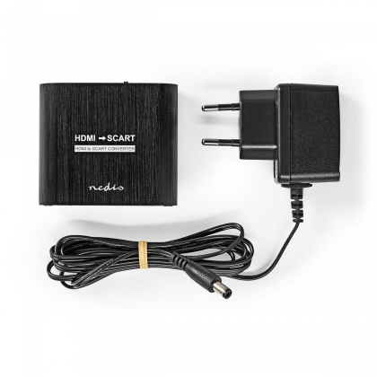 HDMI™-Converter | HDMI™ Input | Scart Female | 1-weg | 480i | 18 Gbps | Metaal | Antraciet